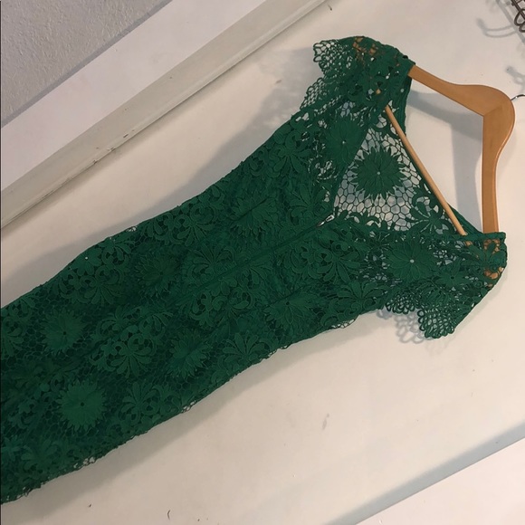 Paper Dolls midi dress, green, 2 - Picture 4 of 7